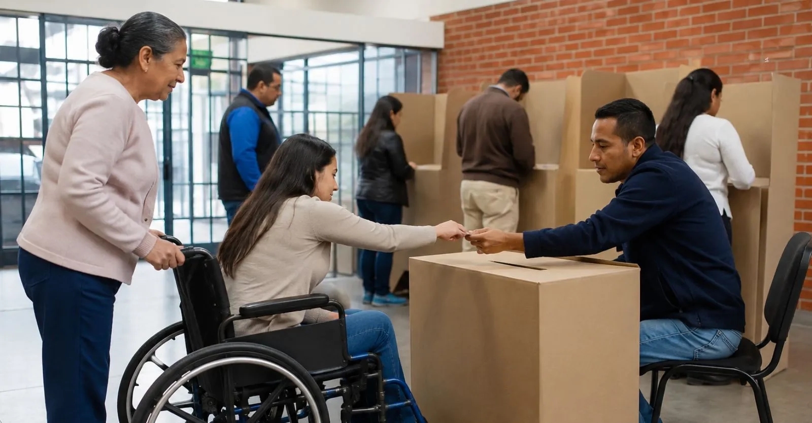 Personas con discapacidad tendrán garantías especiales para votar en las elecciones del 31 de mayo.