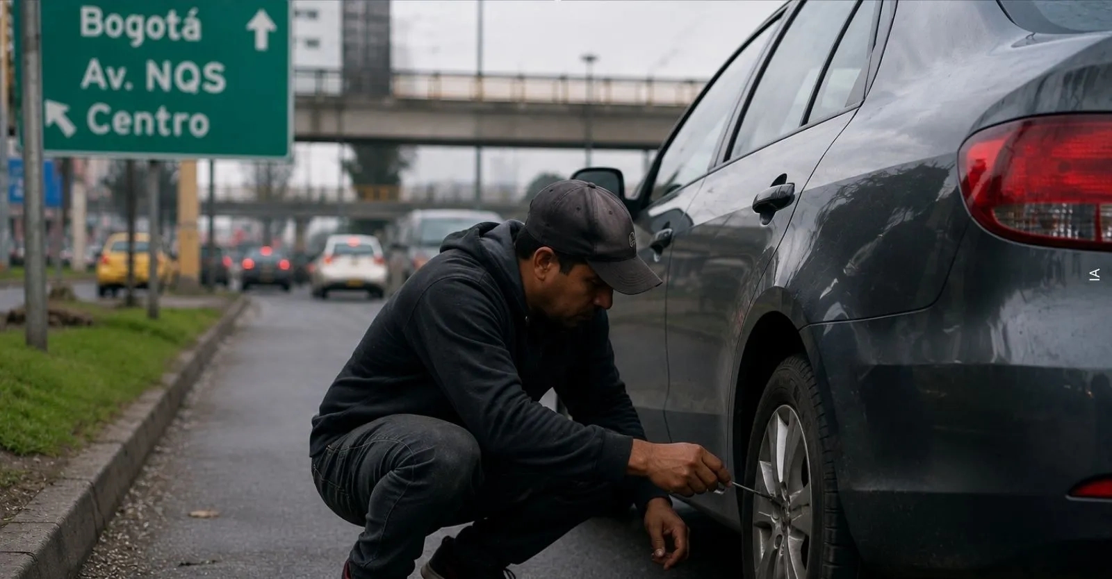 ¿Cómo denunciar a un 'pinchallantas' en Bogotá?: Esto es lo que debe hacer si es víctima de esta modalidad