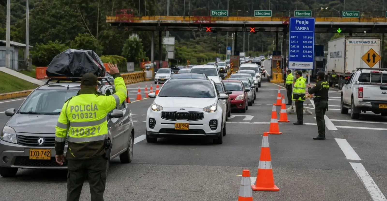 Así funcionará el plan éxodo y el pico y placa regional durante el puente festivo.