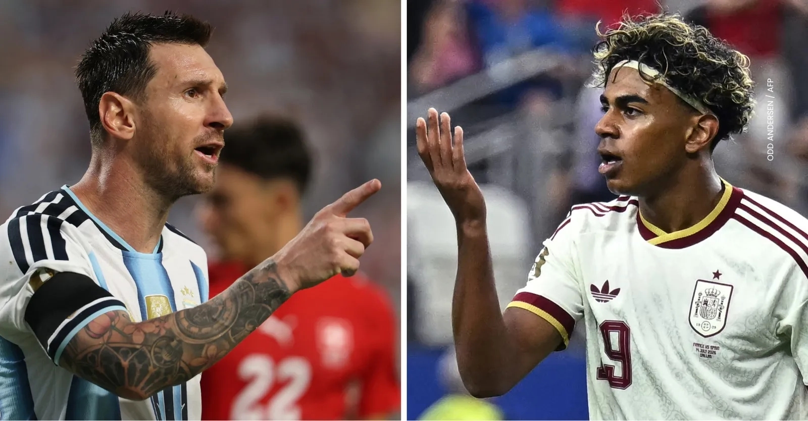 Messi y Lamine Yamal de bebé imagen que volvió a hacerse viral antes de la final del Mundial 2026