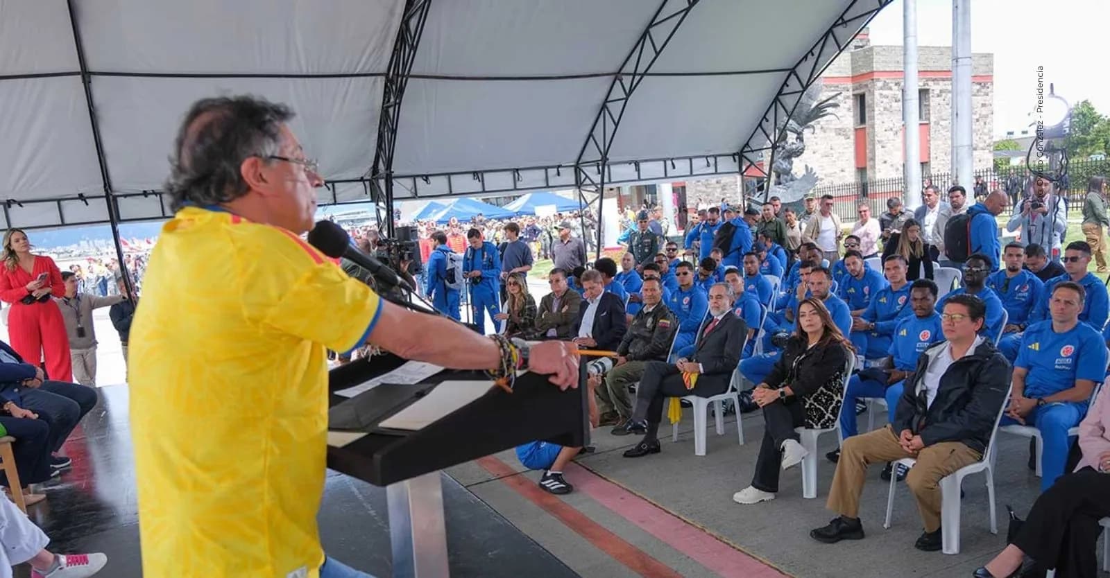 Así fue la despedida de la Selección Colombia con el presidente Gustavo Petro antes del Mundial 2026