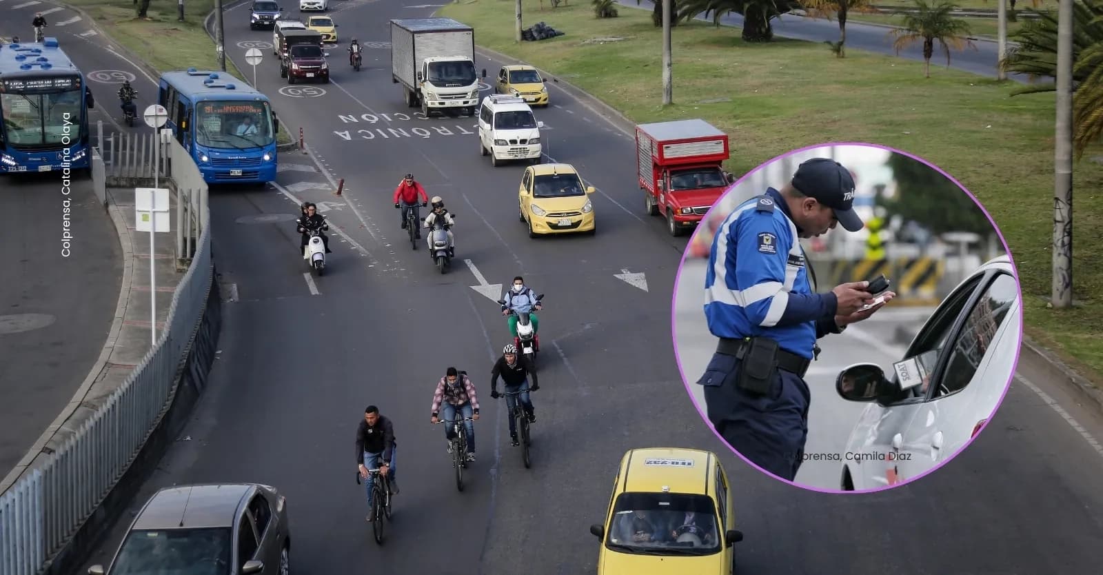 Cierres viales en Bogotá este 1 y 2 de agosto en diferentes corredores de la ciudad.