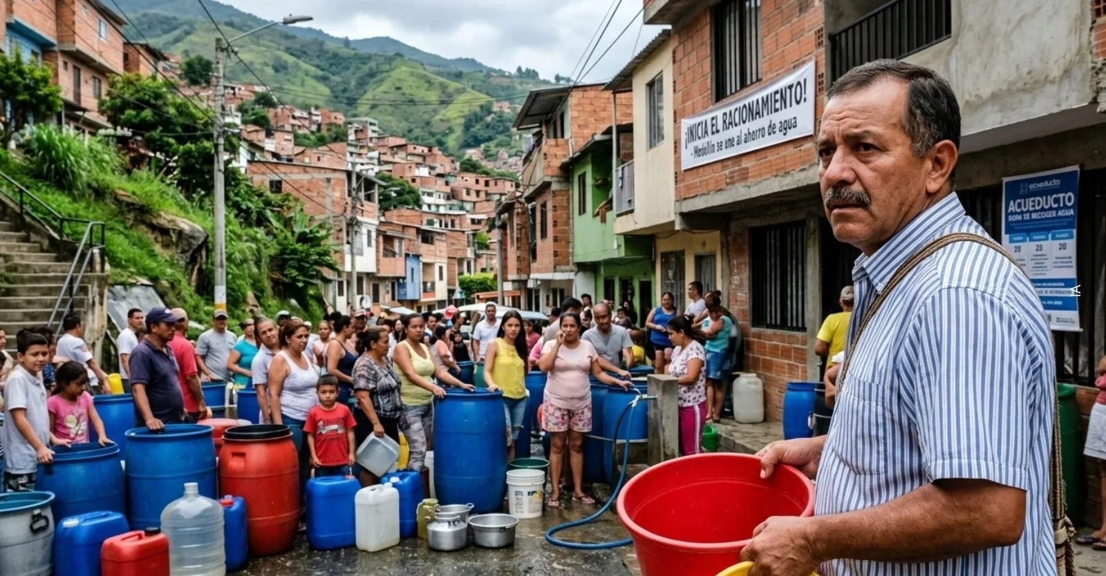 Racionamiento de agua en Medellín durante septiembre de 2026: Esta es la programación por barrios