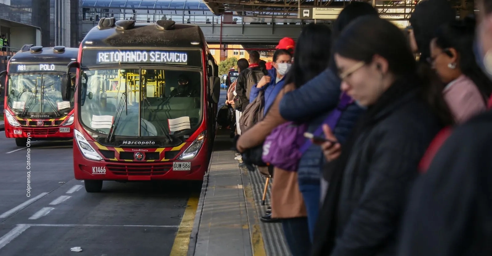 Ruta MK86 de TransMilenio con cambios en su recorrido por obra
