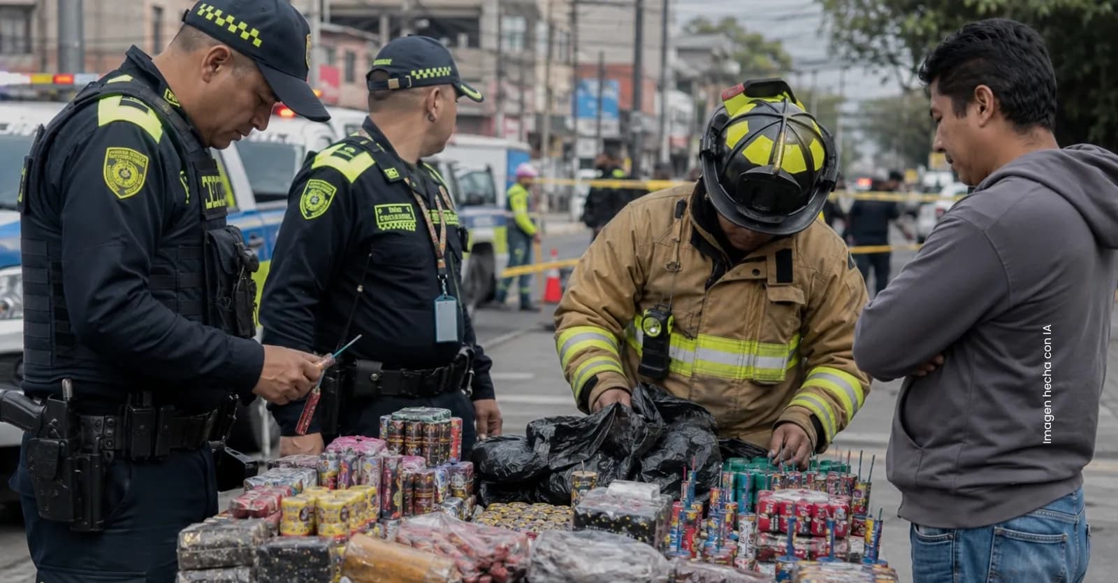 Sanciones por vender o usar pólvora en Bogotá autoridades realizan controles para prevenir la comercialización ilegal de estos artefactos