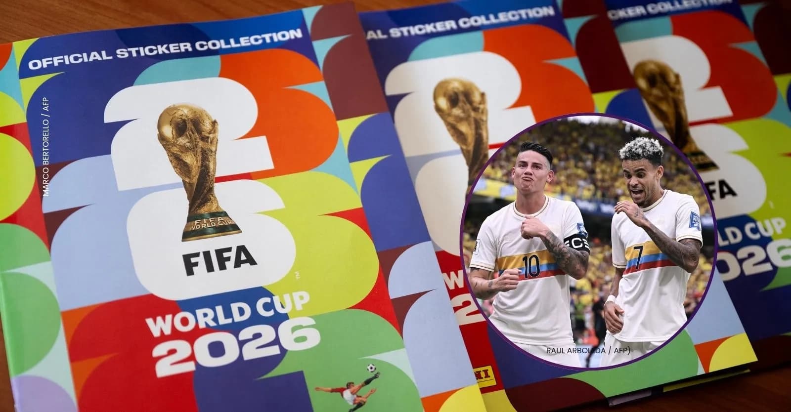 jugadores seleccion colombia album mundial 2026 panini