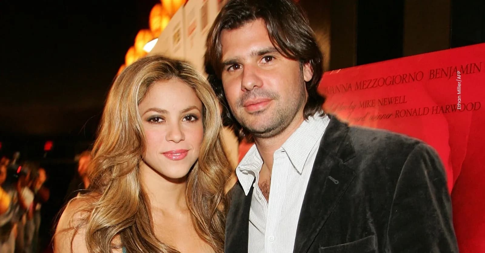 Shakira y Antonio de la Rúa en una fotografía que generó rumores sobre su relación.